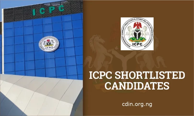 ICPC Shortlisted Candidates