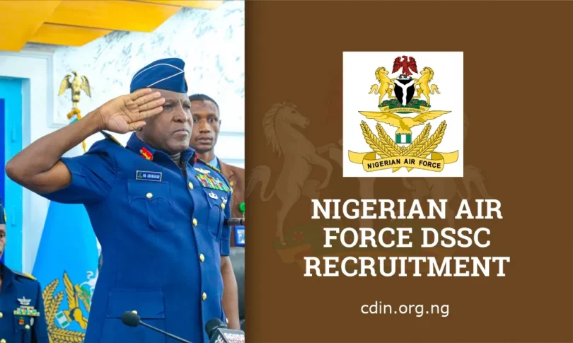 Nigerian Air Force DSSC Recruitment