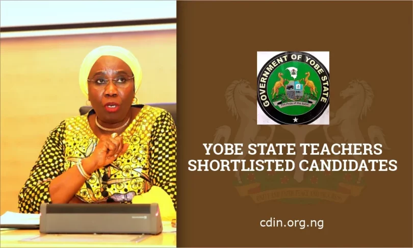 Yobe State Teachers Shortlisted Candidates